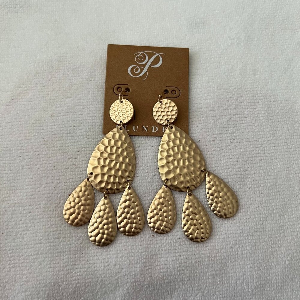 3/$15 or 4/$20 Gold Dangle Earrings